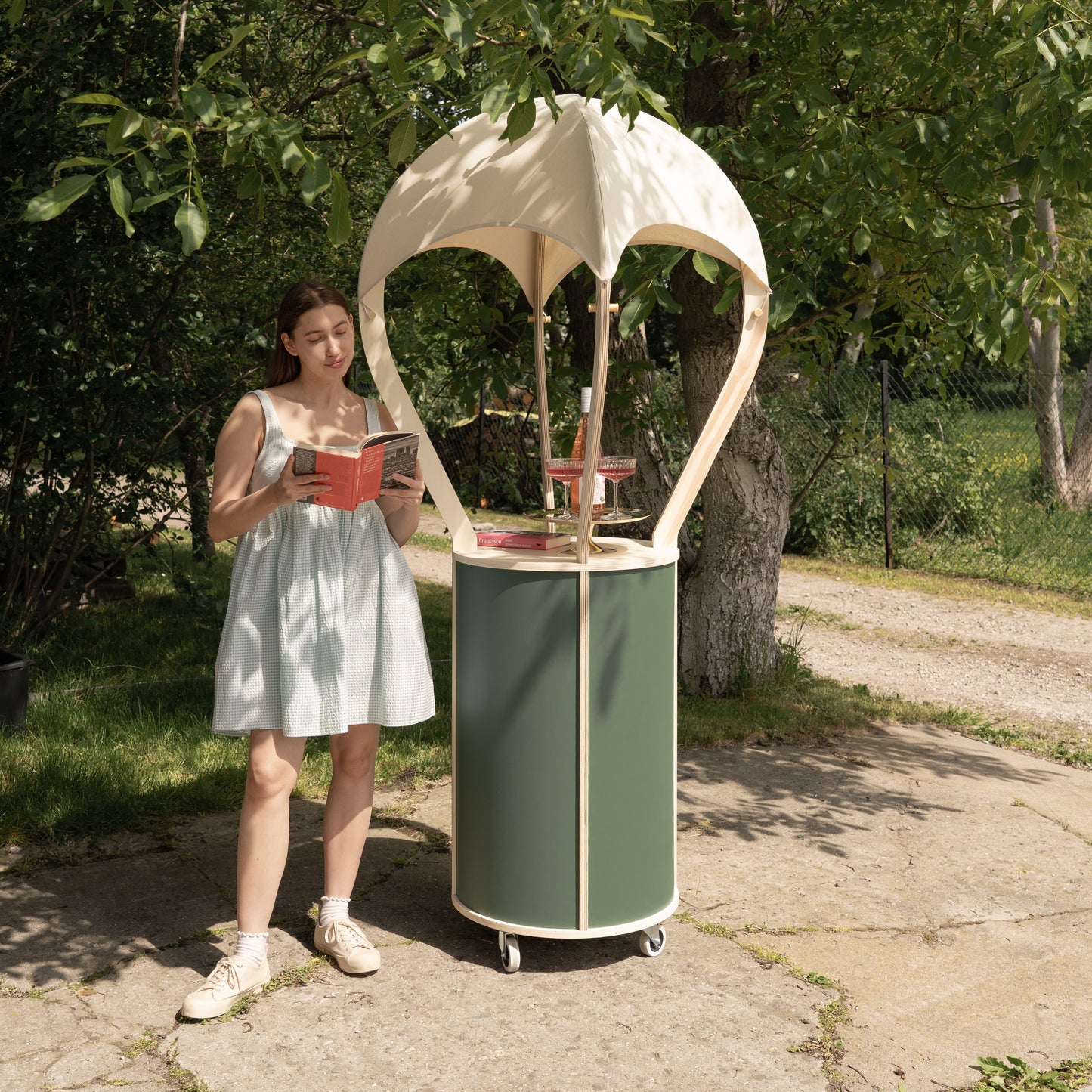 Wózek eventowy Balon VC-21-W-ML | kolor RAL/NCS