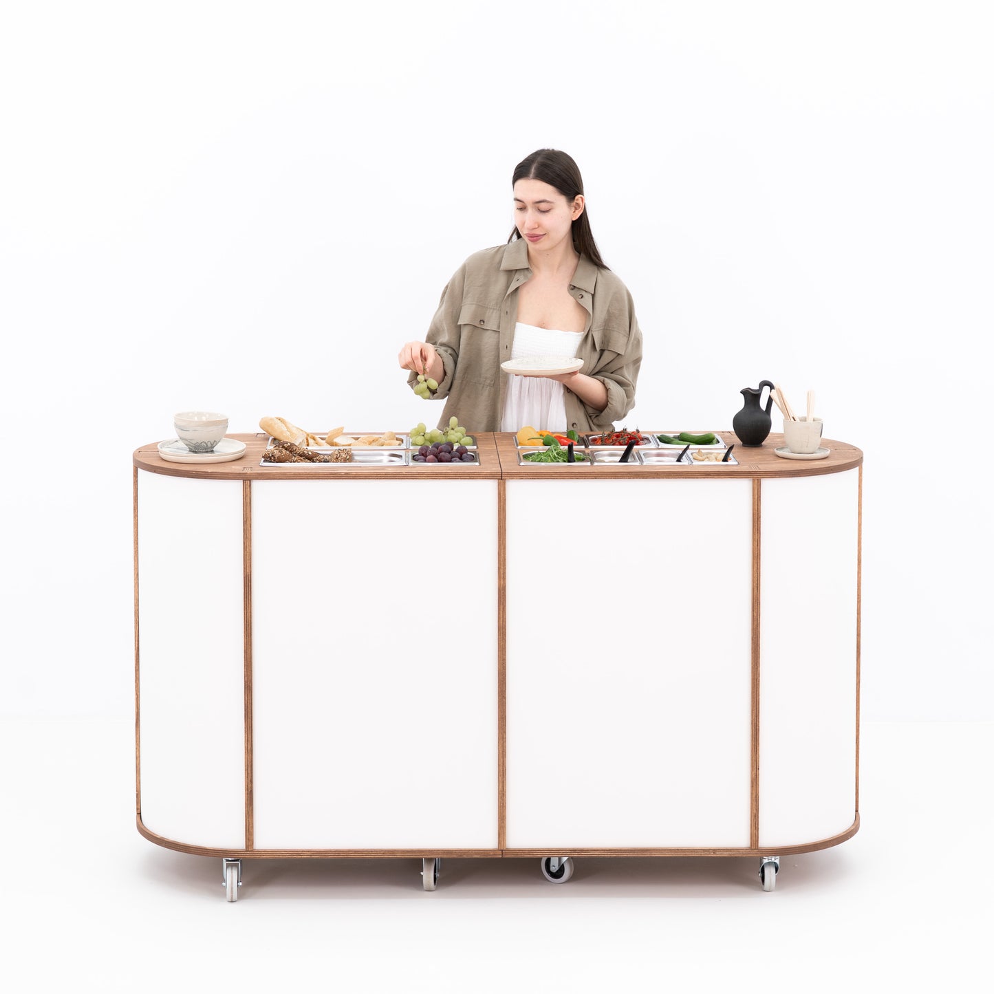Mobilna Lada Cateringowa VC-28-A-W-ML | kolor RAL/NCS